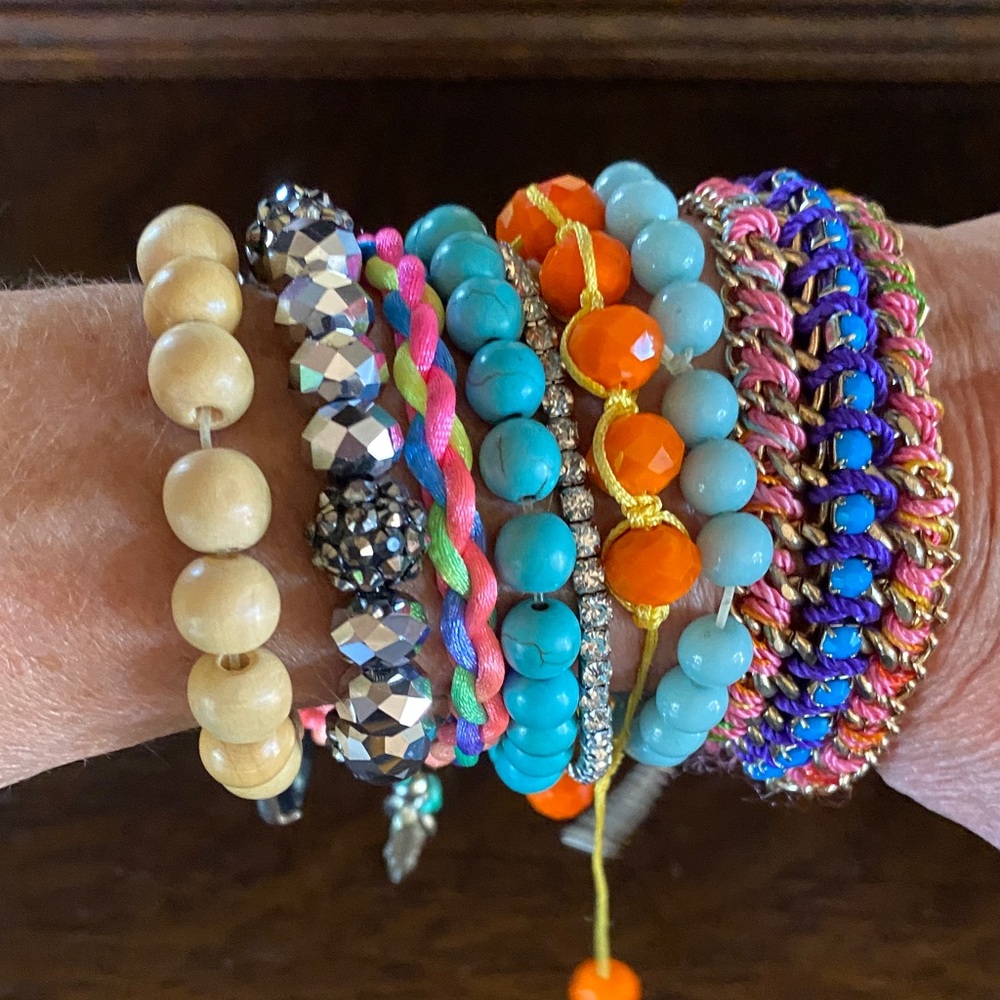 Samantha Wills Colorful Rainbow Beaded Bracelet Set